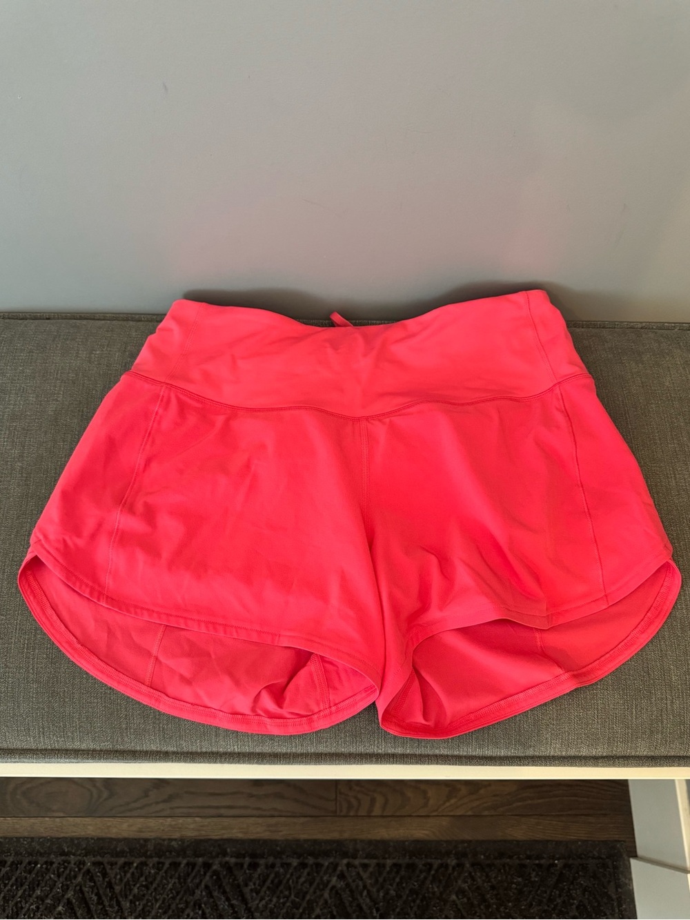 lululemon athletica Women's Athletic Shorts in Neon Coral Pink